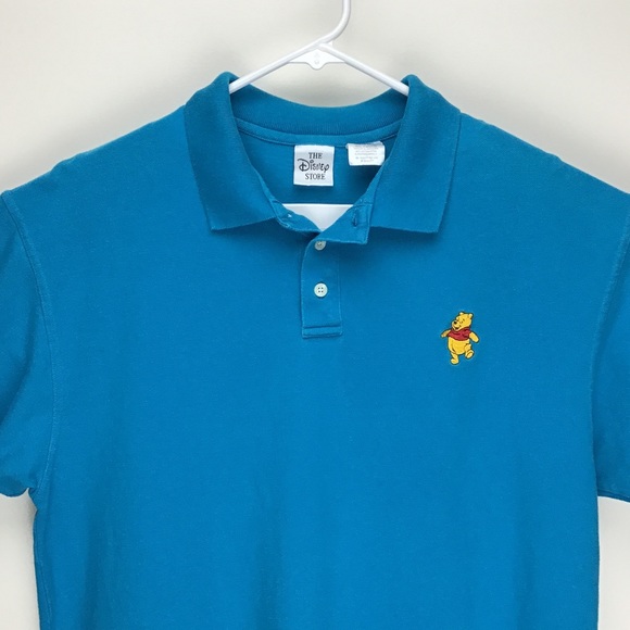 Disney | Shirts | Disney Winnie The Pooh Mens Short Sleeve Polo L | Poshmark